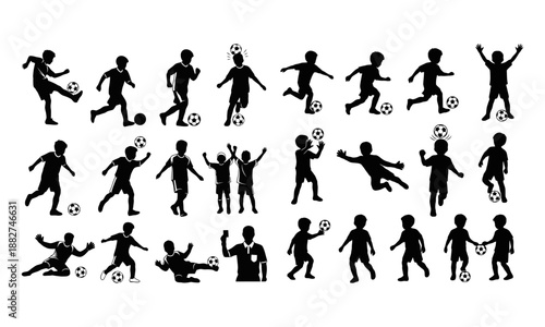 Diverse soccer fans celebrating goals