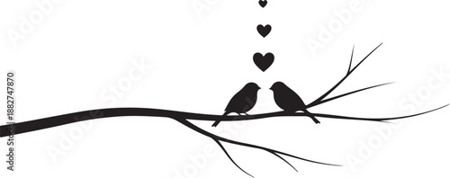 black and white heart illustrations with ribbons flowers hands and keys