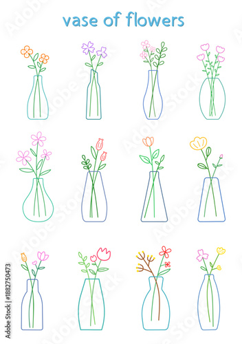 vase of flowers collection