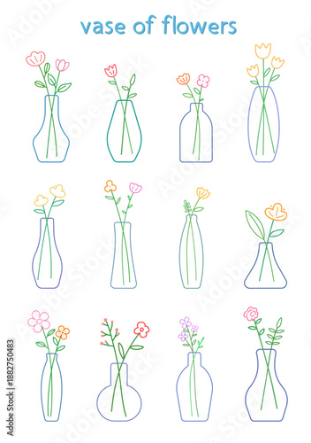 vase of flowers collection