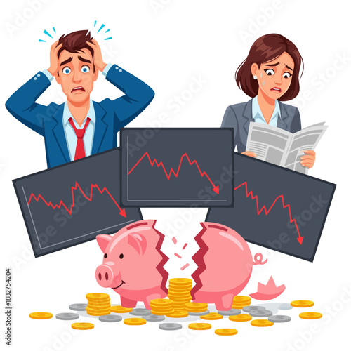 Couple Struggling with Financial and Broken Savings