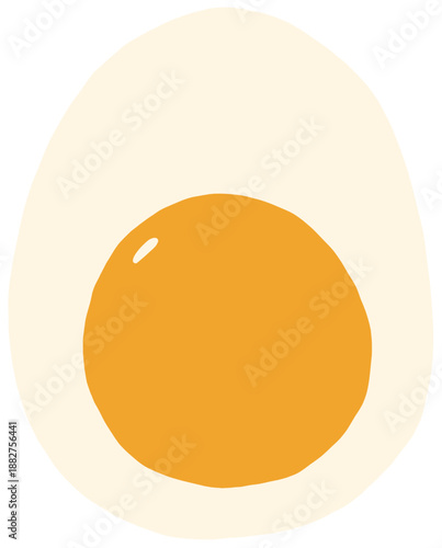 fried egg vector illustration