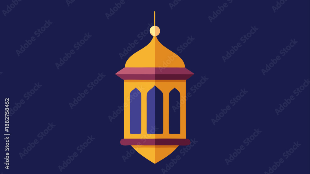 Obraz premium Illuminated traditional lantern
