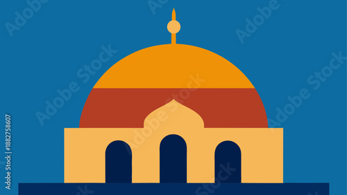 Iconic dome of a mosque