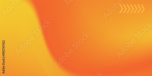Pain abstract autumn studio room background. brown dark gradient empty wall backdrop. orange
