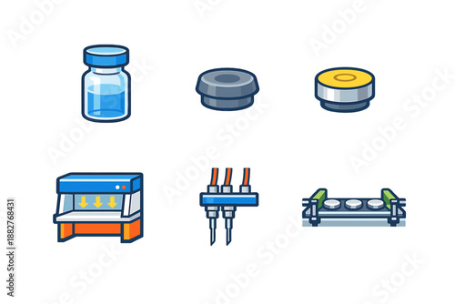 Laboratory Equipment Icons