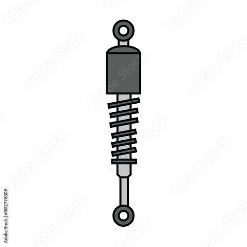 Shock Absorber Vector Illustration