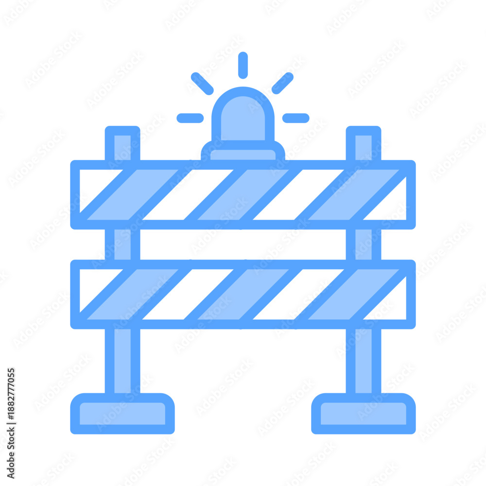 Obraz premium Barrier Icon