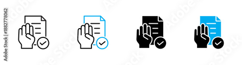 Principle Business Ethics icon. Vector Illustration