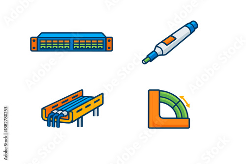 Networking and data center icons