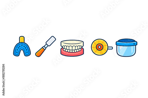 Dental Icons Set