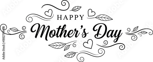 Happy mother's day wishes and greetings for mom with beautiful floral designs