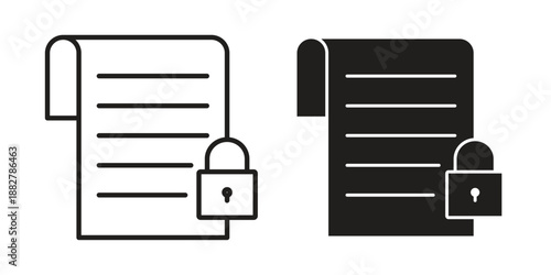 Code of conduct icon concept template. linear or solid icon collection