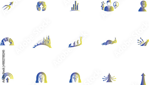 5G Network Technology Growth and City Connectivity Future Flat Design Vector Illustration