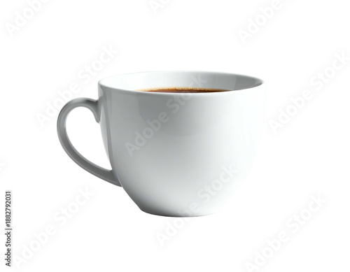 Wallpaper Mural White Coffee Cup with Coffee Inside. Torontodigital.ca