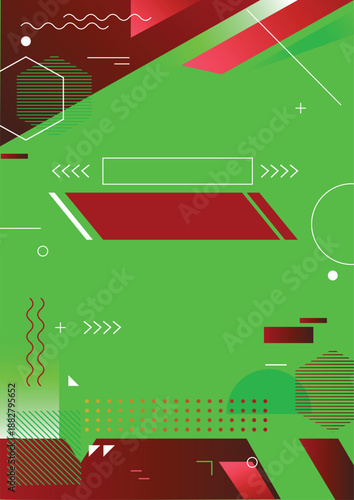 modern abstract green background
