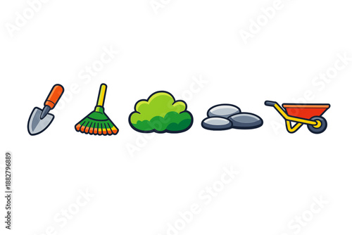 Gardening Tools and Objects