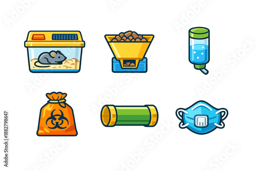 Lab Animal Care Icons