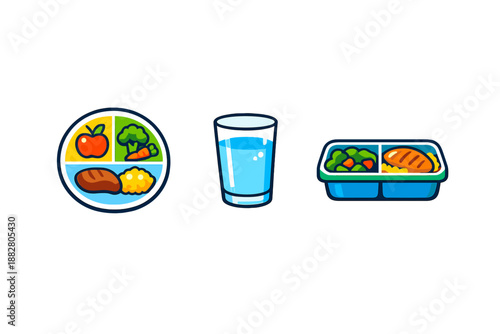 Healthy Meal Icons