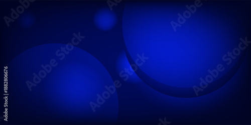 Dark Blue Abstract Background with Circle and Halftone Gradient Design. Modern Trendy Design in Vector Illustration eps 10