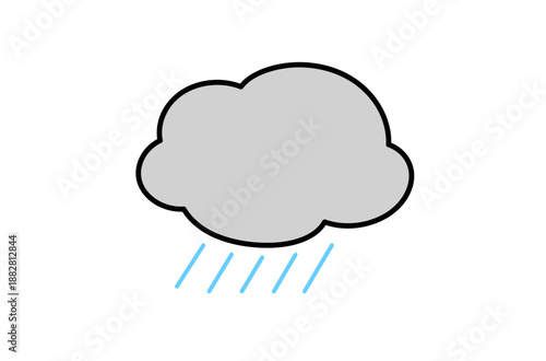 雨雲のアイコン