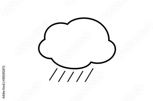 雨雲のアイコン