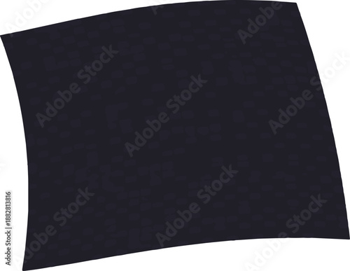 Dark fabric texture with subtle pattern, curved, abstract