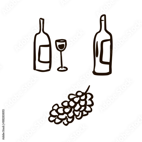 vector stock vino