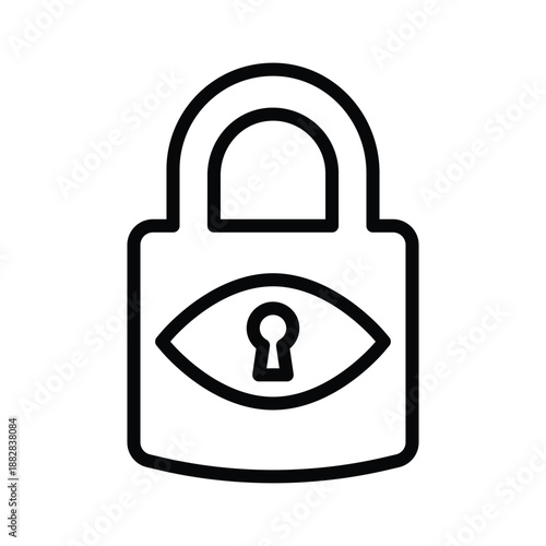 View lock icon