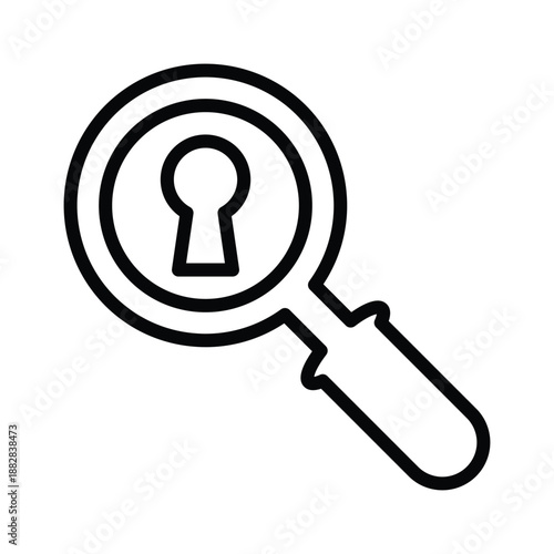 Search lock icon