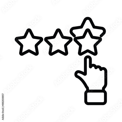 Evaluation by rating icon