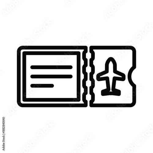 Flight tickets icon