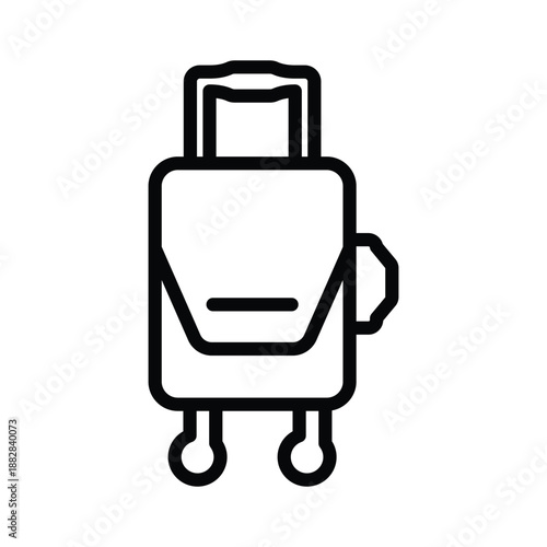 Travel luggage icon