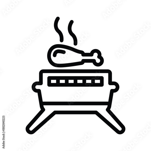 BBQ grill icon