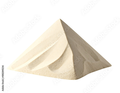 Wallpaper Mural White Cloth Pyramid Shape on White. Torontodigital.ca