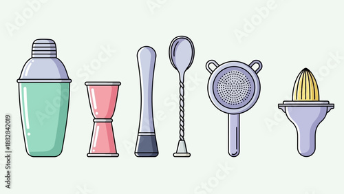 Essential Bar Tools and Drink Preparation Equipment for Mixing Delicious Cocktails