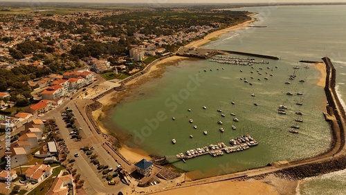 Vue aérienne de Jard-sur-mer