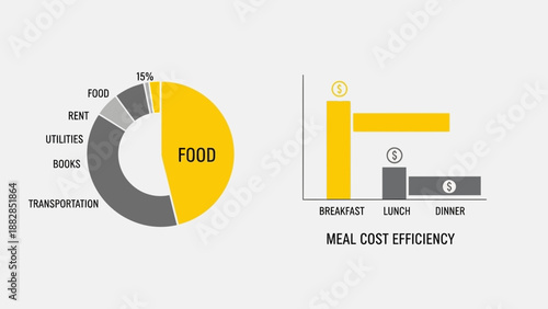 Expense Tracking and Cost Efficiency: Financial Data Visualization and Budgeting Analysis
