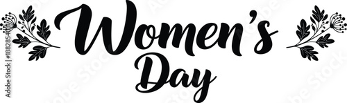 Celebrate Womens Day with Elegant Typography and Floral Designs