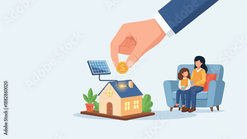 Investing in sustainable home energy for a bright family future