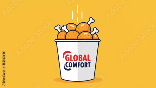 Global Comfort Fried Chicken: A Delicious And Appetizing Image For Your Marketing Needs