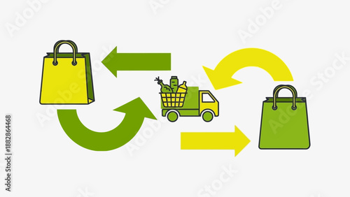Grocery Delivery Services Conveying Fresh Produce And Retail Merchandise Efficiently And Effectively