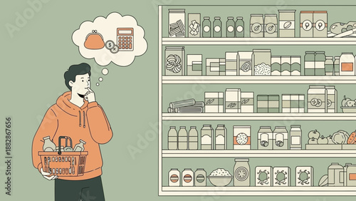 Grocery Shopping: Financial Thoughts, Budgeting, and Planning in a Modern Supermarket