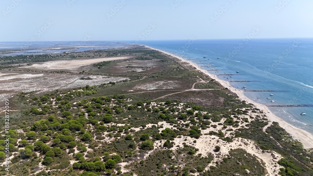 custom made wallpaper toronto digitalsurvol de la pointe de l'Espiguette en Camargue