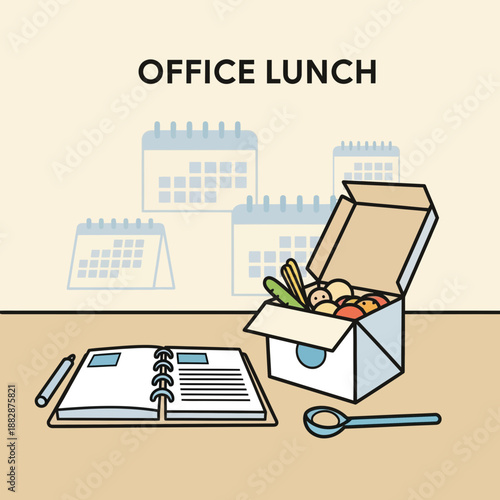 Healthy Office Meal: A Wholesome Packed Lunch for Busy Professionals and Daily Planning
