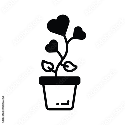 Get your hands on this amazing icon of love plant symbolizing romantic growth