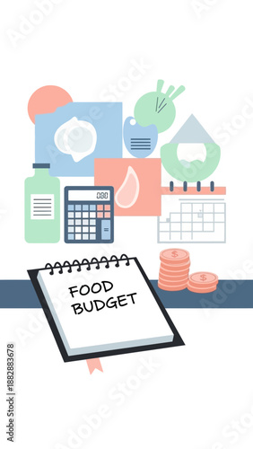 Illustrative Food Budget Planning: A Visual Guide to Culinary Expense Management