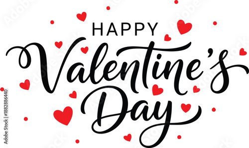 Valentine's Day Greeting: Express your love with this Happy Valentine's Day greeting. Perfect for conveying warm wishes and festive cheer!