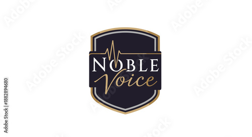 Noble Voice Logo Design Element.