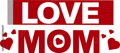 appy Mother’s Day Typography icon. Text Design with floral Lettering and Mother Love Symbols.